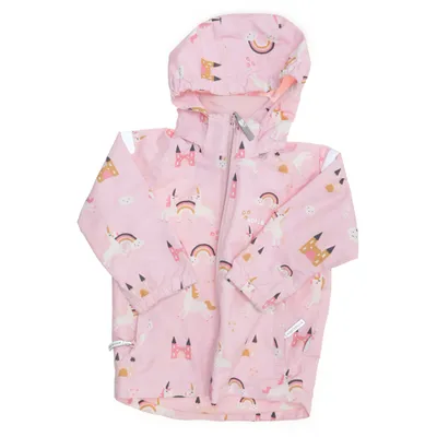 Regnjakke (Pink, Flerfarvet) fra Nordbjørn Polyester