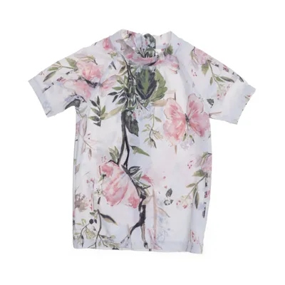 Badtröja (Vit, Rosa, Grön) från Max Collection Elastan, Polyester