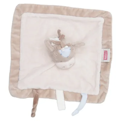 Couverture de bébé (Beige, Bleu, Marron) de Nattou