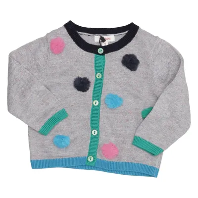 Cardigan (Gris, Multicolore) de Catimini Coton, Fibre métallique, Polyamide, Polyester, Viscose, Laine