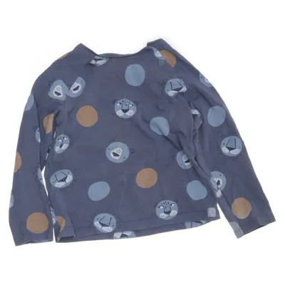 Långärmad t-shirt (Blå, Brun, Grå) från Next Baby Bomull, Elastan