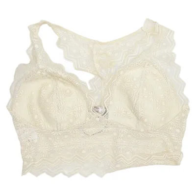 Bralette (Gul) fra Darjeeling Elastan, Polyamid