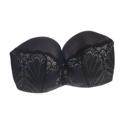 Bandeau-bh (Svart, Beige) från Wonderbra Elastan, Polyamid, Polyester