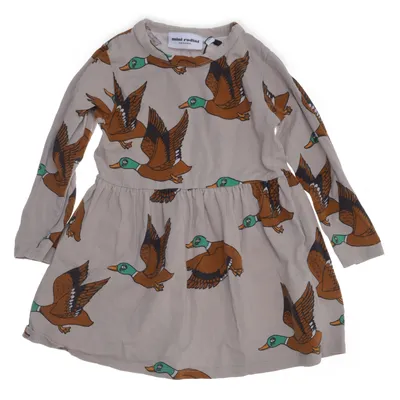 Klänning (Beige, Brun, Grön) från Mini Rodini Bomull, Elastan