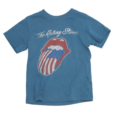 T-shirt (Bleu) de The Rolling Stones Coton, Polyester