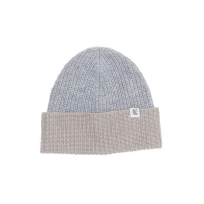 Beanie (Grijs, Beige) van Livly Kasjmier