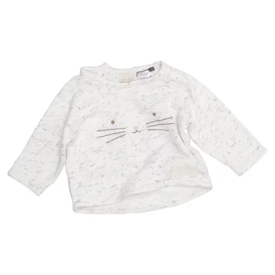 Sweatshirt (Hvid, Grå) fra Zara Mini