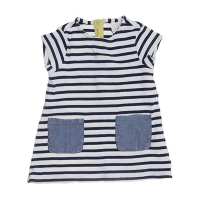 Jurk (Wit, Blauw) van Zara BabyGirl Katoen