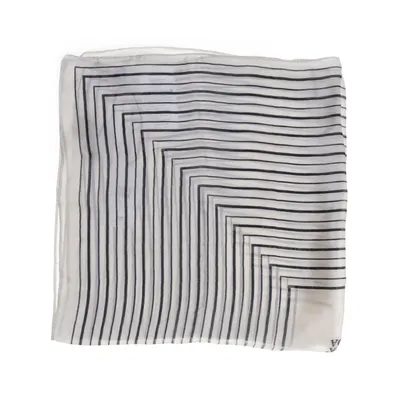 Scarf (Vit, Svart) från Noa Noa Silke