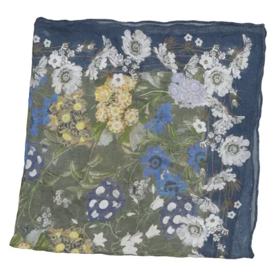 Halsdoek (Blauw, Groen, Geel) van Erdem Wol, Zijde