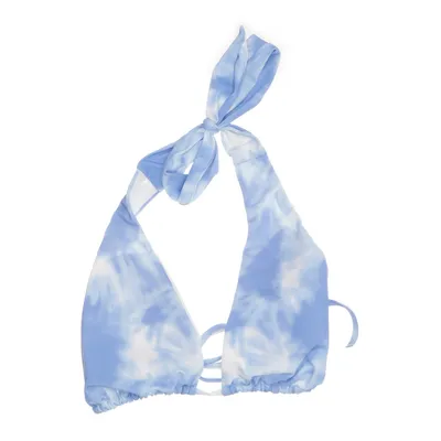 Bikini top (Blue, White) from KappAhl Elastane, Polyester