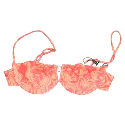 Bikini top (Rød, Orange, Flerfarvet) fra Shekou Elastan, Genanvendt polyester