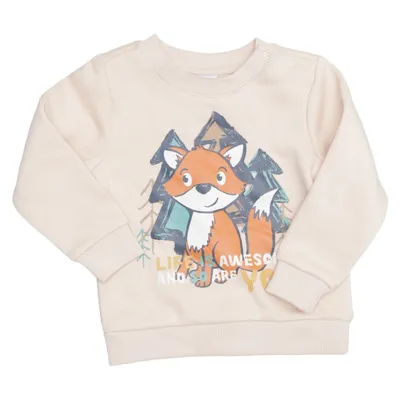 Sweatshirt (Beige, Multicolored) from Dopo Dopo Baby Cotton, Polyester