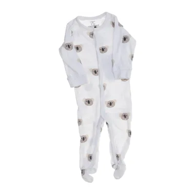 Sparkdräkt (Vit) från Lindex Baby Bomull