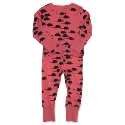 Pyjamas (Rosa, Flerfärgad) från Mini Rodini Bomull