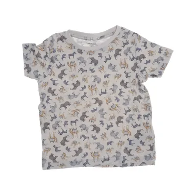 T-shirt (Beige, Flerfärgad) från Name It Ekologisk bomull, Lyocell