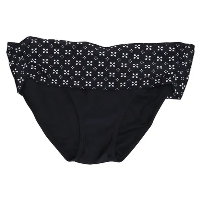 Bas de bikini (Noir, Blanc) de Wiki Élasthane, Polyamide