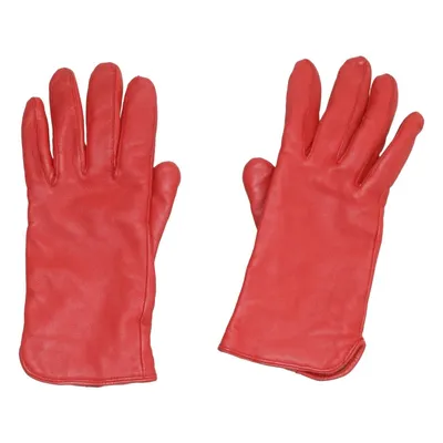 Leather gloves (Red) from Handskmakar'n Leather, Wool