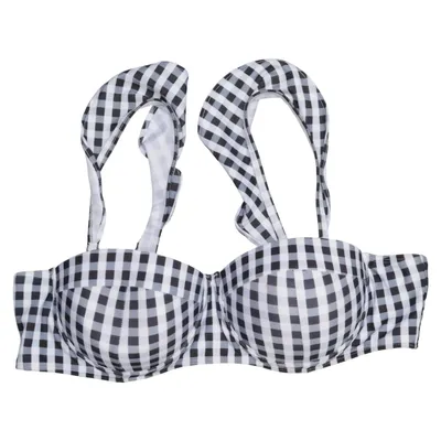 Bikiniöverdel (Svart, Vit) från Belsira Elastan, Polyester