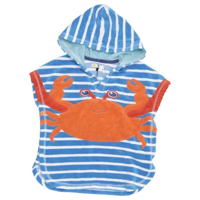 Badcape (Blå, Vit) från Baby Boden Bomull, Polyester