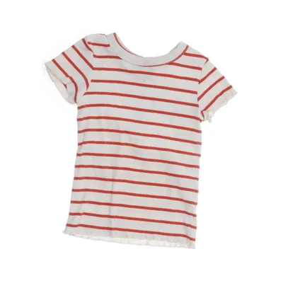 T-shirt (Beige, Röd) från Rikiki Bomull, Elastan