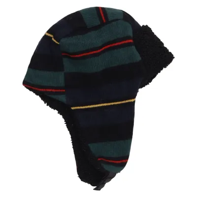 Trapperhat (Sort, Blå, Grøn) fra Polo Ralph Lauren Nylon, Uld