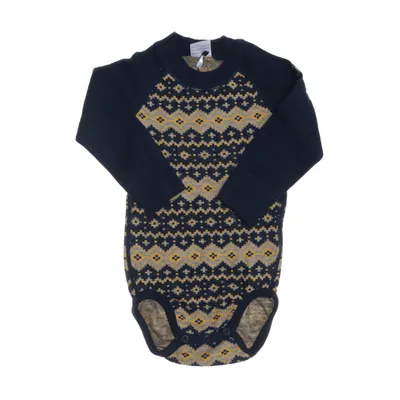 Romper (Blauw, Geel, Grijs) van Polarn O. Pyret Merinowol