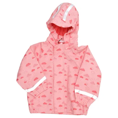 Regnjacka (Rosa) från Bornino Polyester, Polyuretan