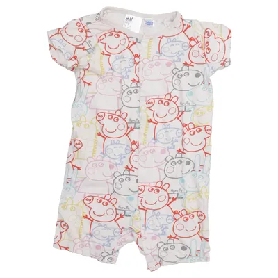 Barboteuse (Blanc, Multicolore) de H&M x Peppa Pig Coton