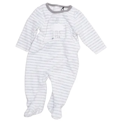 Barboteuse (Blanc, Gris) de Cadet Rousselle Coton, Polyester