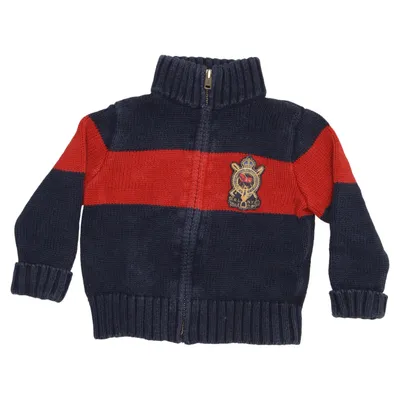 Cardigan (Bleu, Rouge) de Ralph Lauren Coton