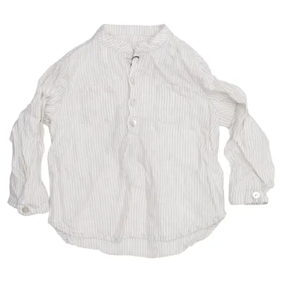 Chemise (Beige, Blanc) de Huttelihut Lin