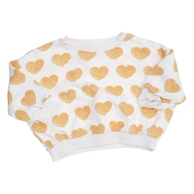 Sweatshirt (Beige, Flerfarvet) fra Zara Bomuld, Polyester