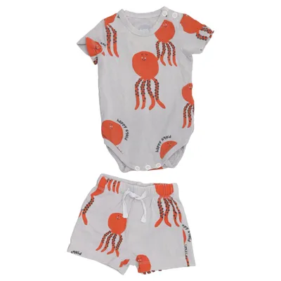 Set (Happy Squid) from Milly & Willy Cotton, Elastane