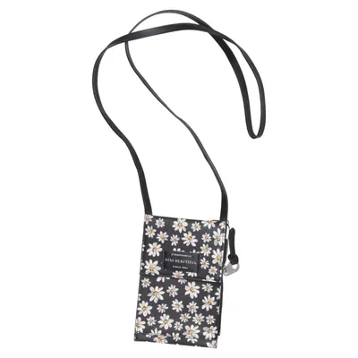 Telefoontasje (Zwart, Wit, Geel) van Stradivarius Polyester