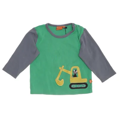 Långärmad t-shirt (Grön, Grå) från Lipfish Bomull, Polyester