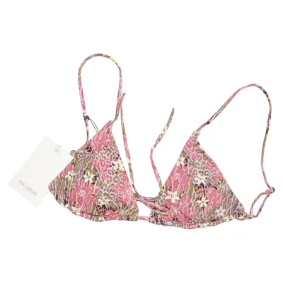 Bikini top (Roze, Meerkleurig) van Pull & Bear Elastaan, Polyamide