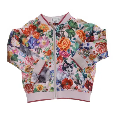 Bomberjacka (Rosa, Flerfärgad) från Nathalie Lété x H&M Polyester, Elastan