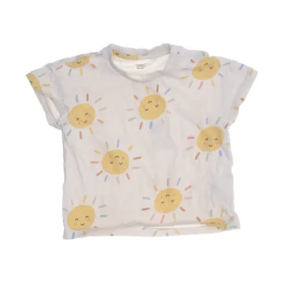 T-shirt (Beige) fra Lindex Baby Bomuld