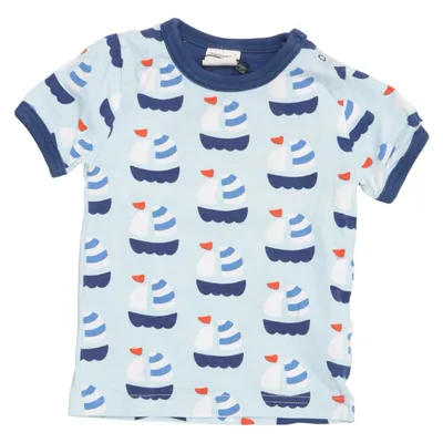 T-shirt (Bleu, Multicolore) de Maxomorra Coton, Élasthane