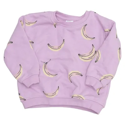 Sweatshirt (Lila) van Zara Katoen, Polyester