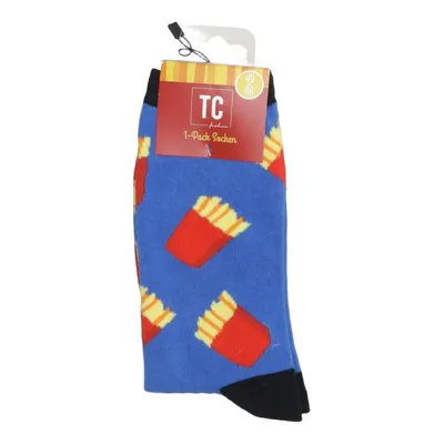Chaussettes (Bleu, Multicolore) de T-C Fashion Coton, Élasthane, Polyester
