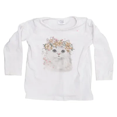 Long sleeve T-shirt (White) from Hust and Claire Cotton, Elastane