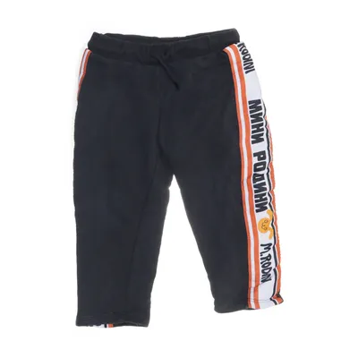 Sweatpants (Sort, Hvid, Orange) fra Mini Rodini Bomuld