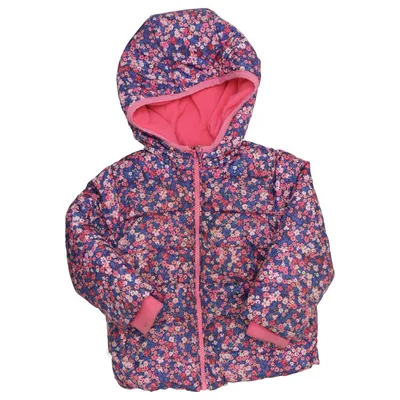 Winter jacket (Blue, Pink, Multicolored) from Bluezoo Elastane, Polyester