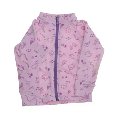 Huvtröja (Rosa, Lila, Flerfärgad) från Didriksons Elastan, Polyester