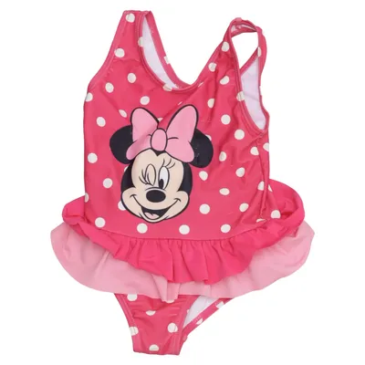 Swimsuit (Pink, White) from Disney Baby Elastane, Polyamide, Polyester