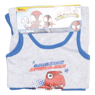 Tank Top (Gray, Blue, Multicolored) from Marvel Cotton, Polyester