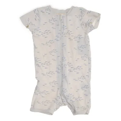Sparkdräkt (Beige, Blå) från Lindex Baby Bomull