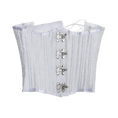 Korsett (Vit) Bomull, Polyester